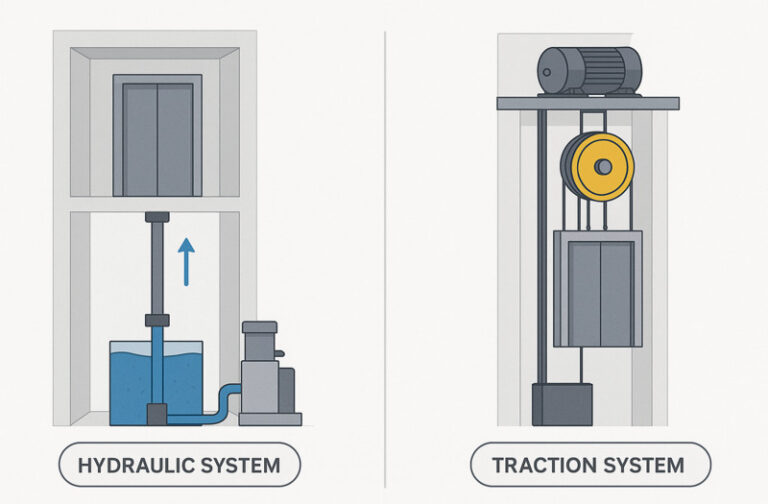 are elevators hydraulic