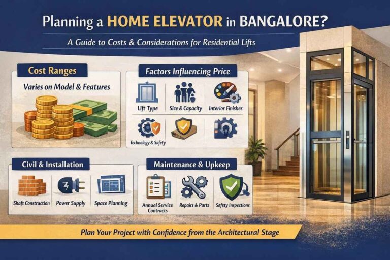 Home Elevator Cost in Bangalore